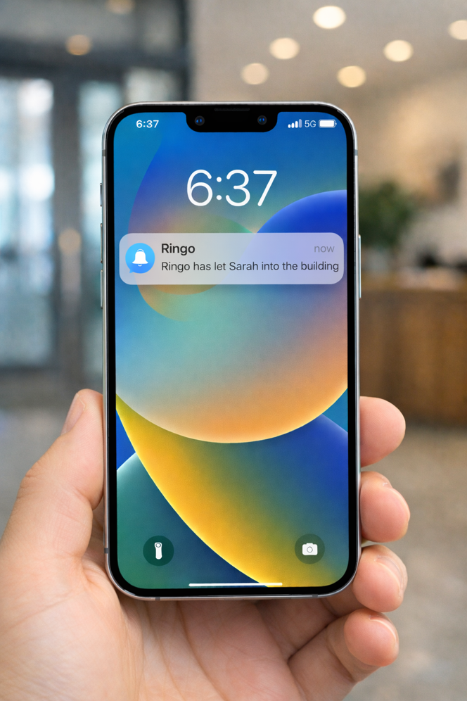 Ringo apartment buzzer to phone